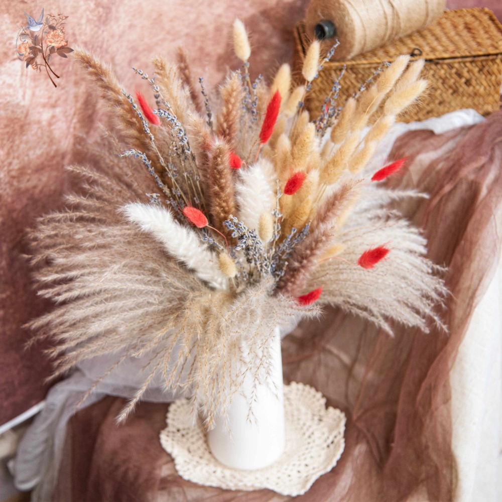 Natural Pampas Lavender Dried  - огляд і ціна Pampas Grass Decor