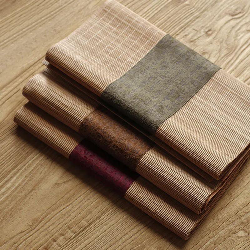 Fabric Bamboo Tea Mat Linen Ze - огляд і ціна Linen Table Runner