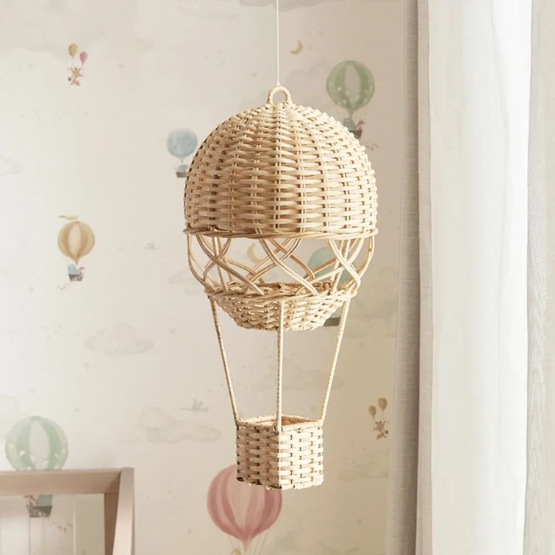 Handmade Rattan Hot Air Balloo - огляд і ціна Rattan Plant Basket