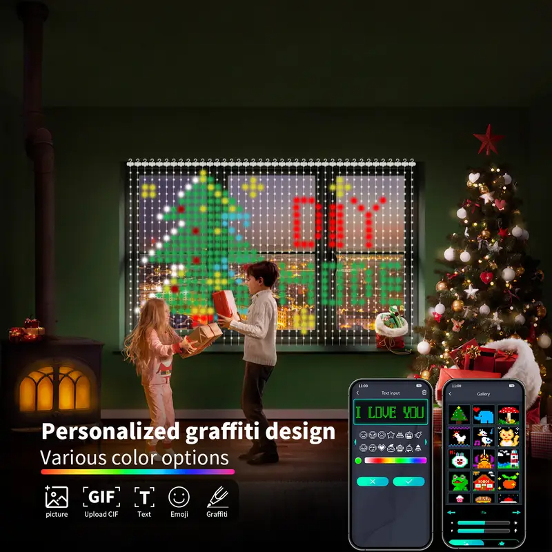 Smart RGB Pixel Curtain Lights - огляд і ціна Home Decor Free App
